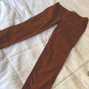 Rust colored Anatomie travel/outdoor pants